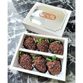 6pcs Chocolate Dipped Strawberries with Oreo Gift Box